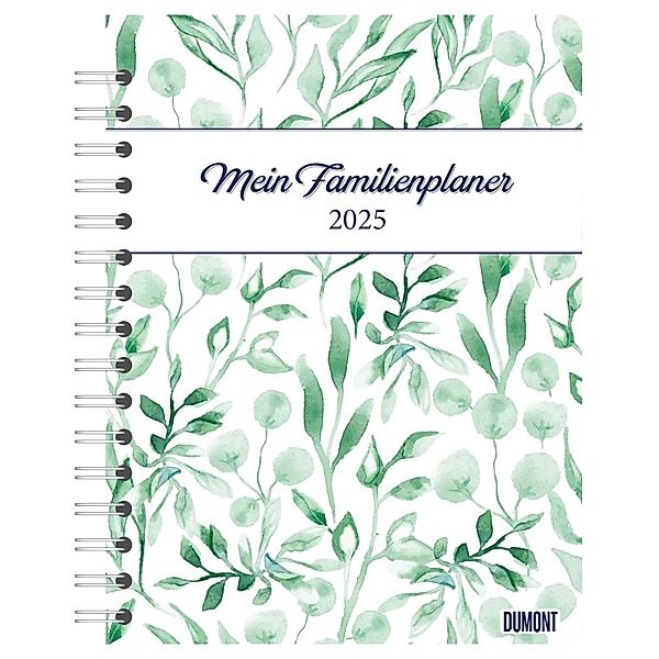 DUMONT - Pattern 2025 Familienplaner-Buch, 17,5x23,1cm, Planer mit stabilem Schutzcover und 80 Notizkarten zum Heraustrennen, mit Haushaltstipps und vielen Sonderseiten