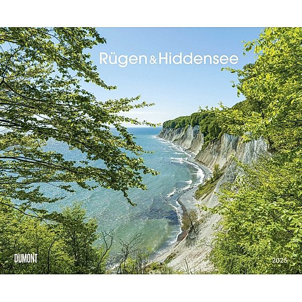 DUMONT - Rügen & Hiddensee 2025 Wandkalender, 52x42,5cm, Foto-Kunstkalender mit idyllischen Bildern der Inseln, Kalender mit schönen Küstenansichten