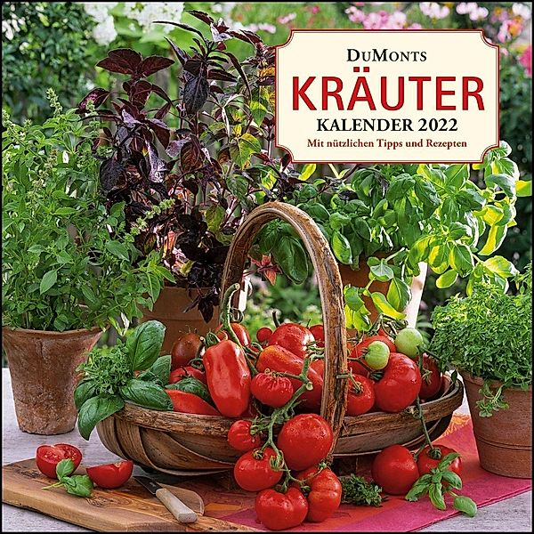 DuMonts Kräuter-Kalender 2022 - Broschürenkalender - mit Texten und Rezepten - Format 30 x 30 cm, Ursel Bühring