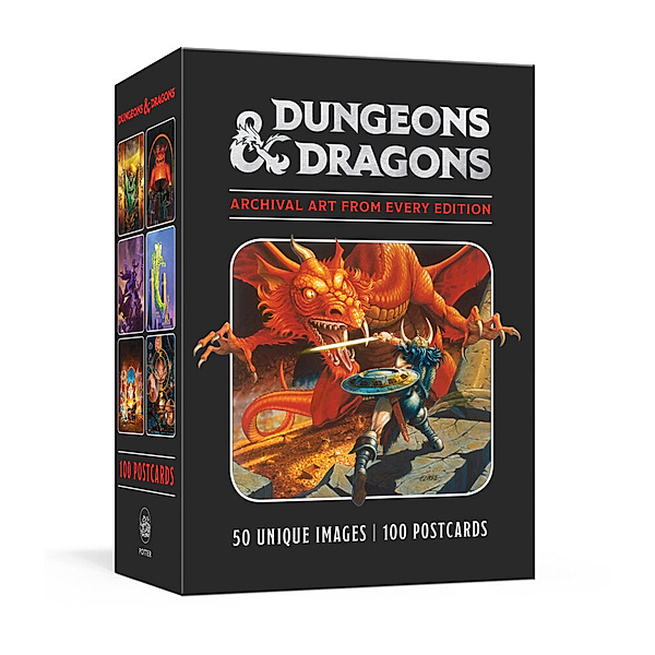 Dungeons & Dragons 100 Postcards: Archival Art from Every Edition, Official Dungeons & Dragons Licensed
