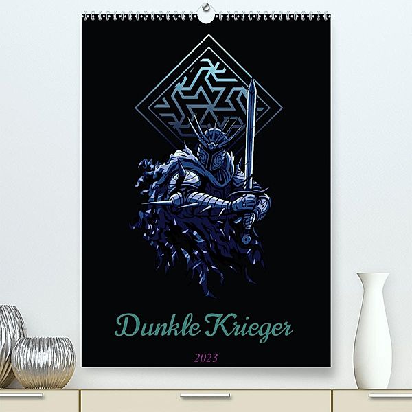 Dunkle Krieger (Premium, hochwertiger DIN A2 Wandkalender 2023, Kunstdruck in Hochglanz), Luca Schmidt