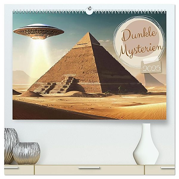 Dunkle Mysterien (hochwertiger Premium Wandkalender 2025 DIN A2 quer), Kunstdruck in Hochglanz, Calvendo, pixs:sell