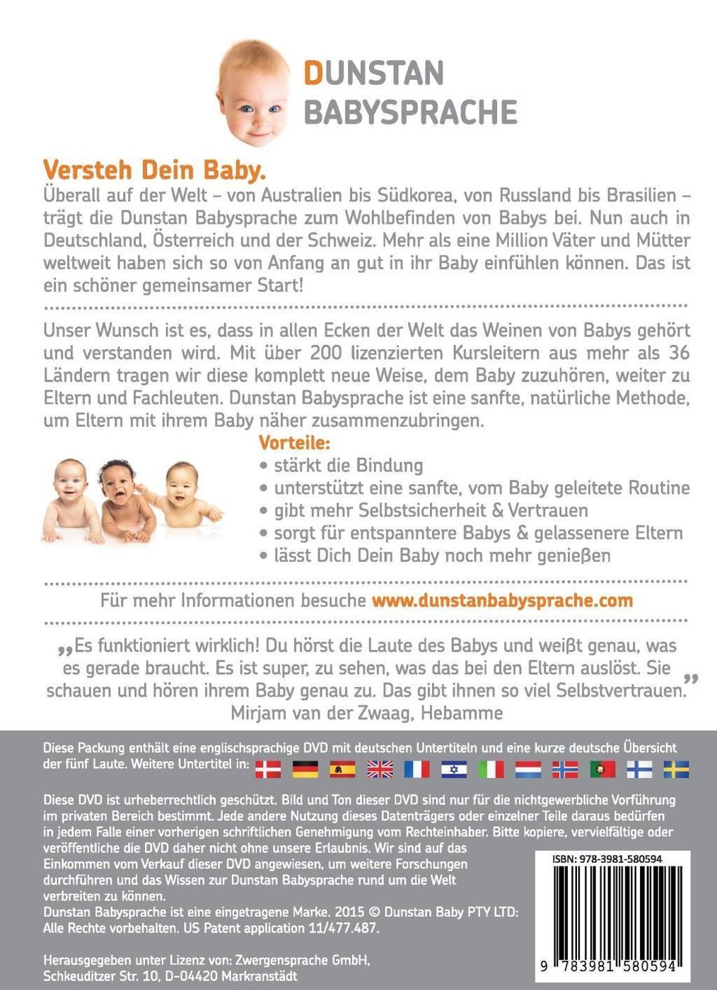 Dunstan Babysprache, 1 DVD-Video DVD bei Weltbild.de bestellen