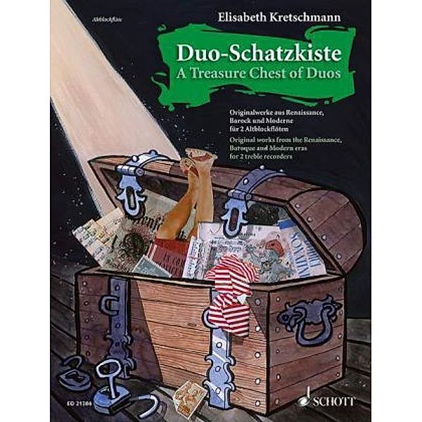 Duo-Schatzkiste, 2 Alt-Blockflöten, Spielpartitur