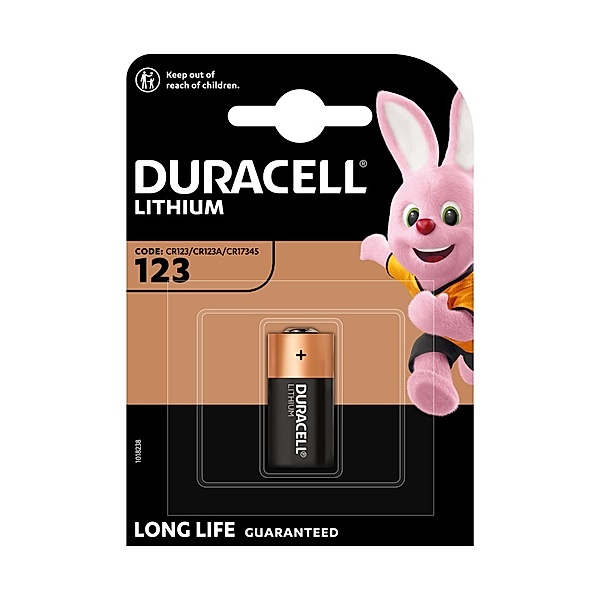 Duracell Foto-Batterie ULTRA 123, Lithium, 1er-Pack