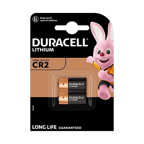 Duracell Foto-Batterie ULTRA CR2, Lithium, 2er-Pack