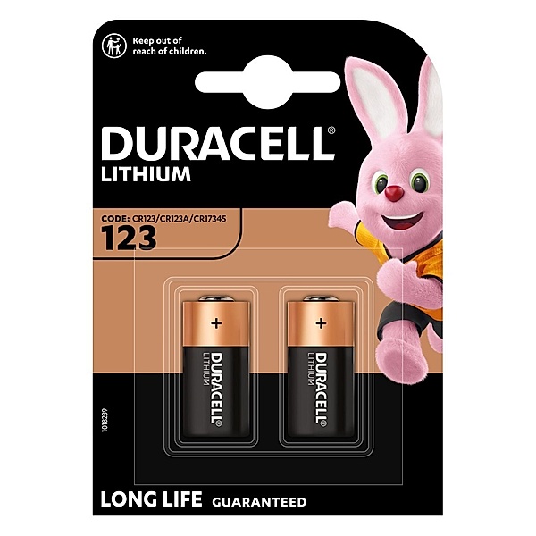 Duracell Foto-Batterie ULTRA, Lithium, 123, 2er-Blister
