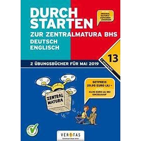 Durchstarten zur Zentralmatura 2019 - Deutsch, Englisch, 2 Tle., Emii Bergmann, Jutta Hofer, Franz Zach