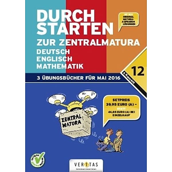 Durchstarten zur Zentralmatura - Deutsch, Englisch, Mathematik, 3 Bde., Jutta Hofer, Markus Olf, Franz Zach