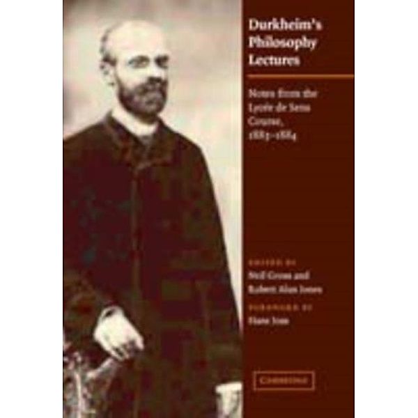 Durkheim's Philosophy Lectures, Emile Durkheim