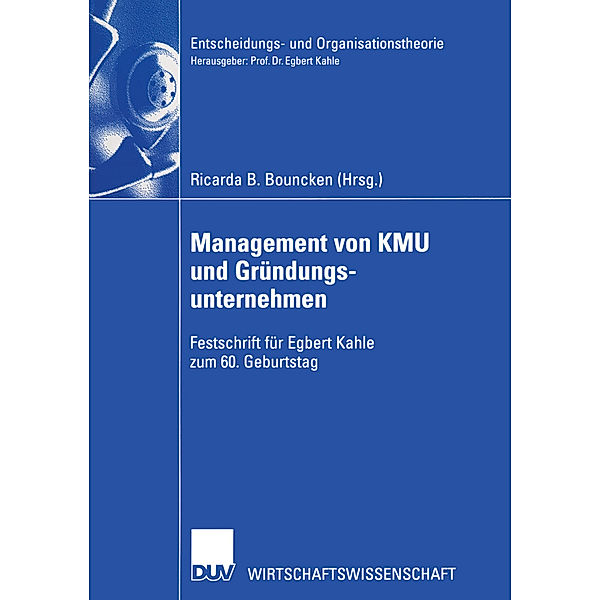 DUV Wirtschaftswissenschaft / Management von KMU und Gründungsunternehmen