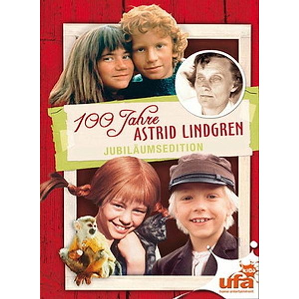 DVD-Box 100 Jahre Astrid Lindgren - Jubiläumsedition, Astrid Lindgren
