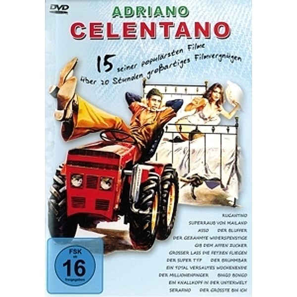 Dvd Box Mit 15 Seiner Populärsten Filme, Adriano Celentano, Ornella Muti