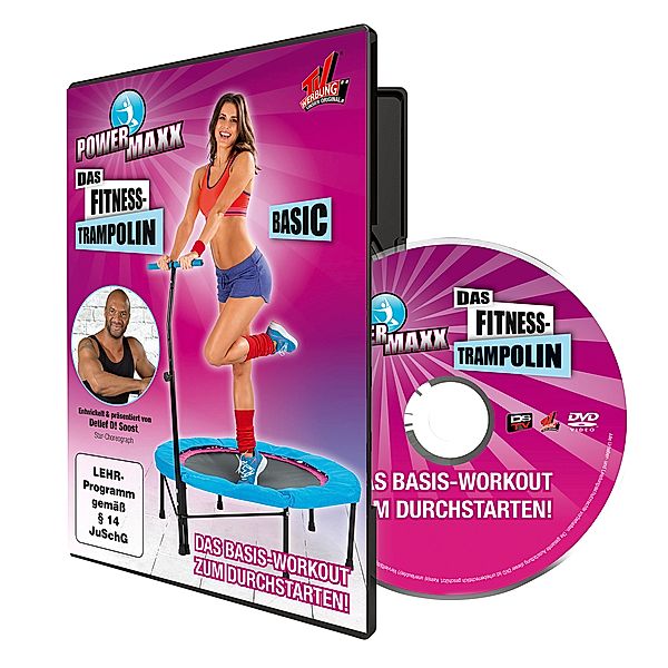 DVD Powermaxx Fitness-Trampolin Basic