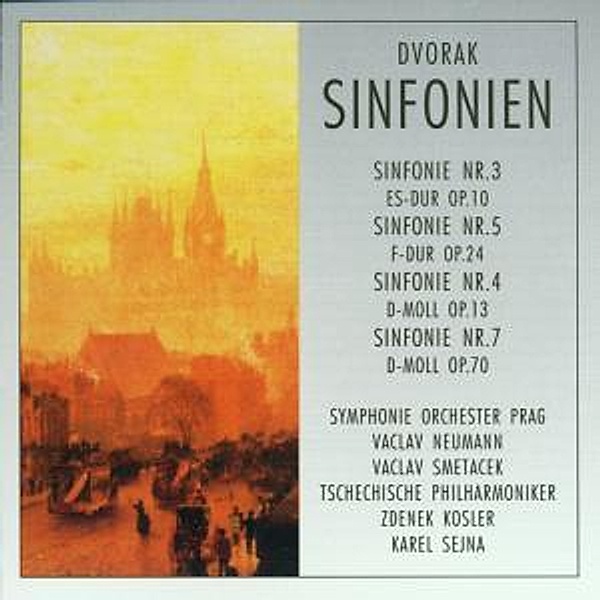 Dvorak,Anton-Die Sinfonien, Tschechische Philharmoniker