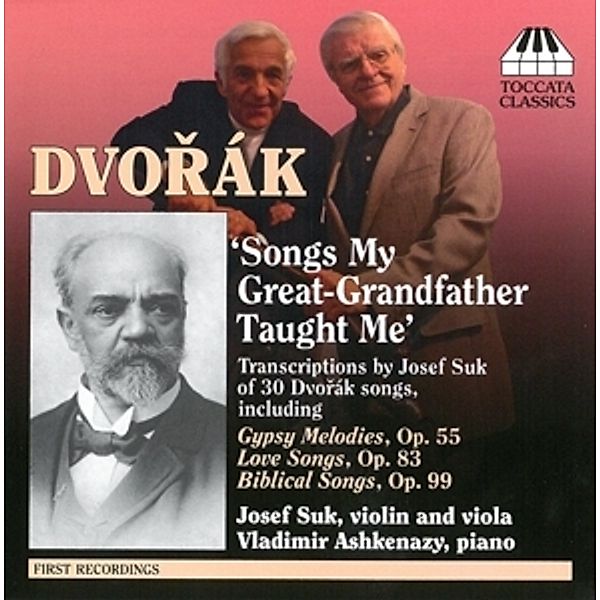 Dvorak/Suk Song Transcriptions, Josef Suk, Vladimir Ashkenazy