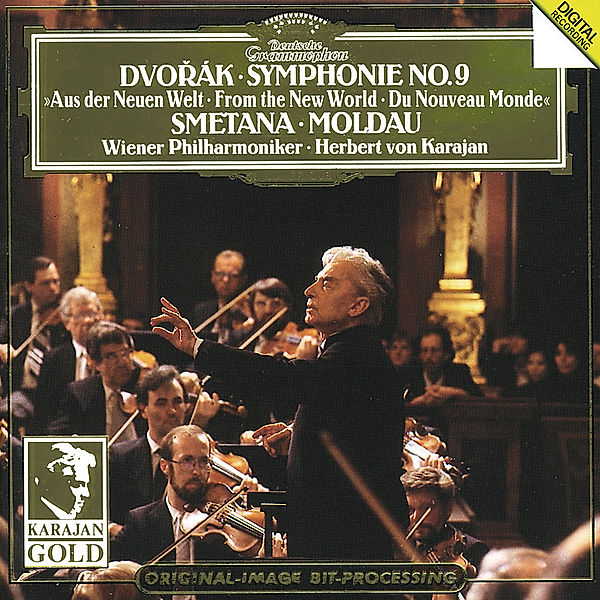 Dvorák: Symphony No. 9 in E Minor, Op. 95, B. 178 From the New World / Smetana: The Moldau, Herbert von Karajan, Wp