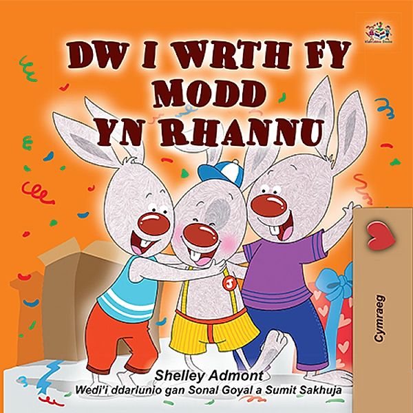 Dw i Wrth Fy Modd yn Rhannu / Cymraeg, Shelley Admont, KidKiddos Books