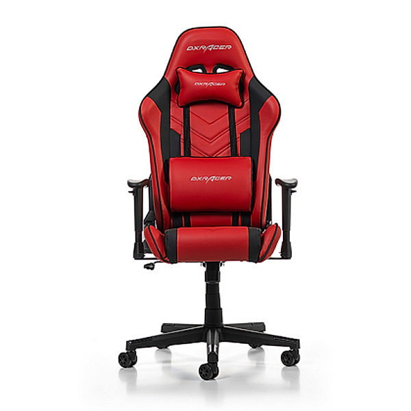 DXRACER Prince P132 Gaming Chair, rot/schwarz