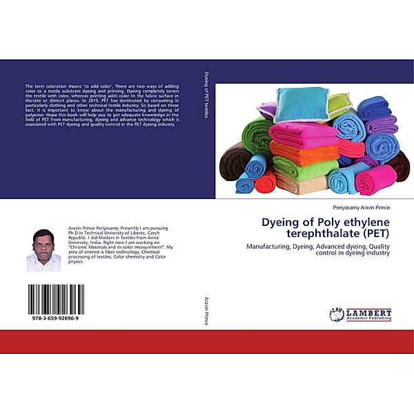 Dyeing of Poly ethylene terephthalate (PET), Periyasamy Aravin Prince