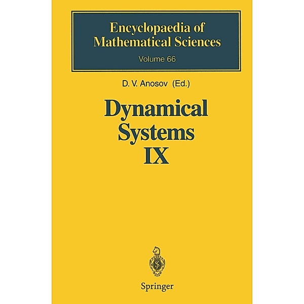 Dynamical Systems IX / Encyclopaedia of Mathematical Sciences Bd.66