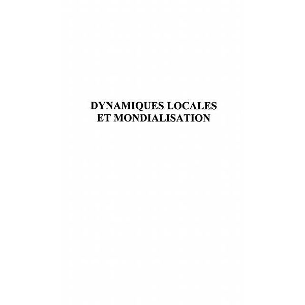 Dynamiques locales et mondialisation / Hors-collection, Collectif
