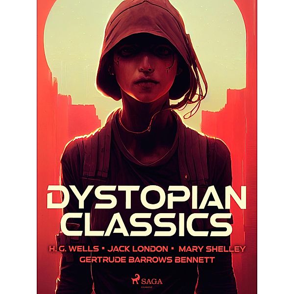 Dystopian Classics / Books to Read Before You Die, Jack London, Mary Shelley, H. G. Wells, Gertrude Barrows Bennett