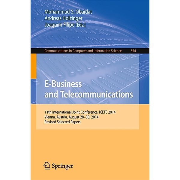 E-Business and Telecommunications / Communications in Computer and Information Science Bd.554