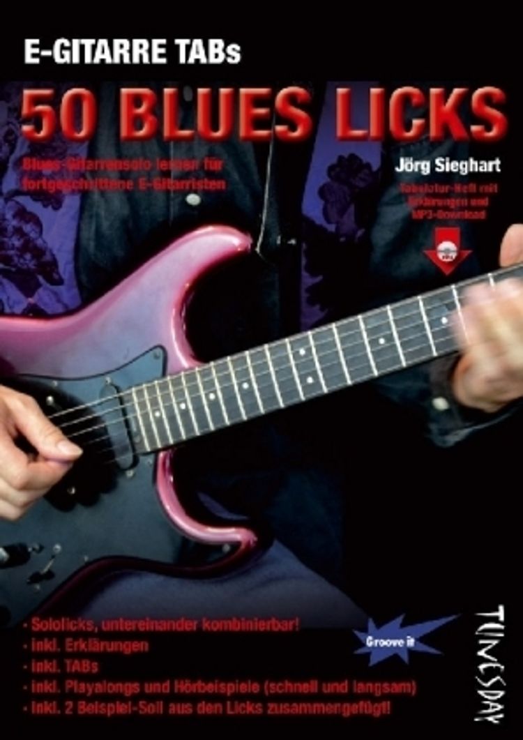 E-Gitarre TABs - 50 Blues Licks Buch versandkostenfrei bei Weltbild.de