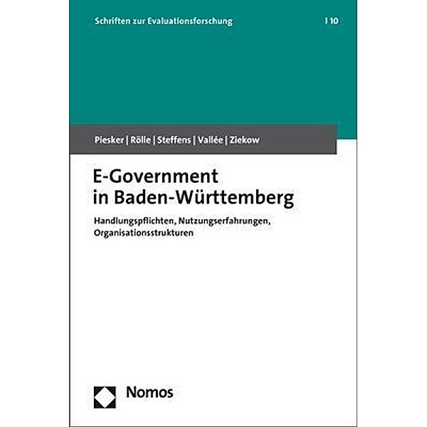 E-Government in Baden-Württemberg, Axel Piesker, Daniel Rölle, Carolin Steffens, Tim Vallée, Jan Ziekow