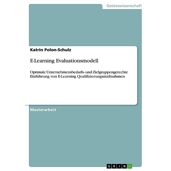 E-Learning Evaluationsmodell, Katrin Polon-Schulz