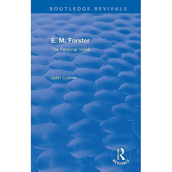 E. M. Forster, John Colmer