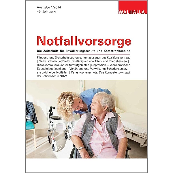 E-Paper Zeitschrift Notfallvorsorge Heft 01/2014