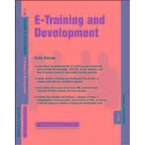 E-Training and Development, Colin Barrow