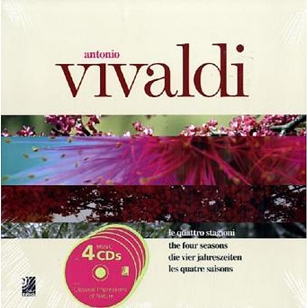 earBOOKS / Antonio Vivaldi, Die vier Jahreszeiten, Bildband u. 4 Audio-CDs. Antonio Vivaldi, The Four Seasons, Bildband u. 4 Audio-CDs, Antonio Vivaldi