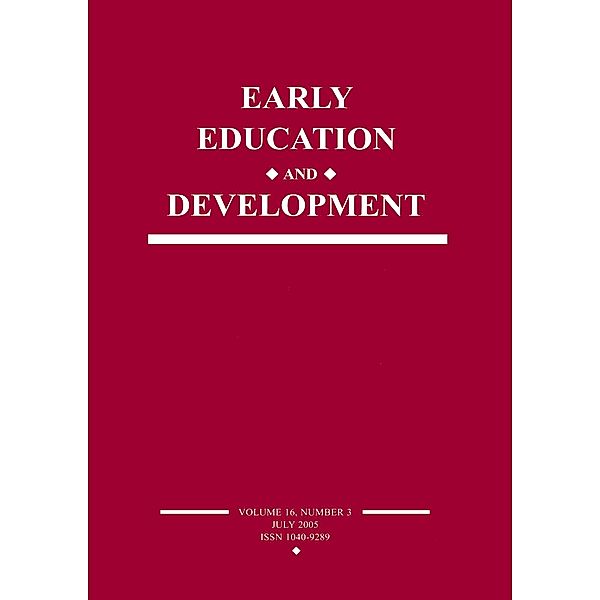 Early Education and Development