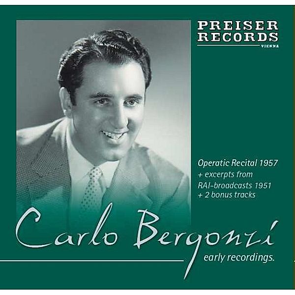 Early Recordings, Carlo Bergonzi