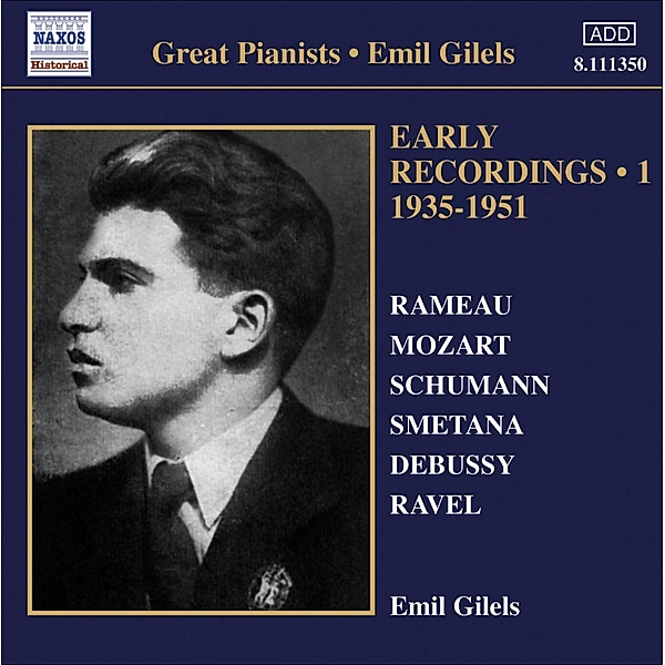 Early Recordings Vol.1, Emil Gilels