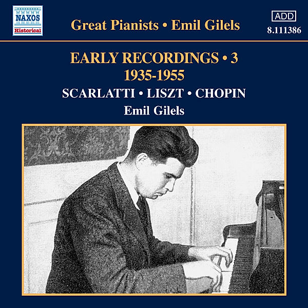 Early Recordings Vol.3, Emil Gilels