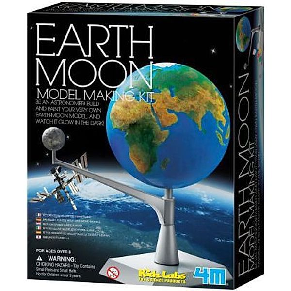 Earth Moon Model Making Kit, m. deutscher Anleitung (Experimentierkasten)