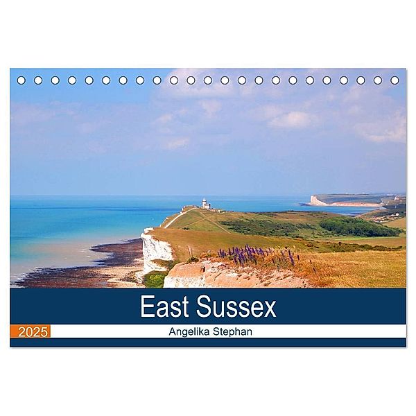 East Sussex (Tischkalender 2025 DIN A5 quer), CALVENDO Monatskalender, Calvendo, Angelika Stephan