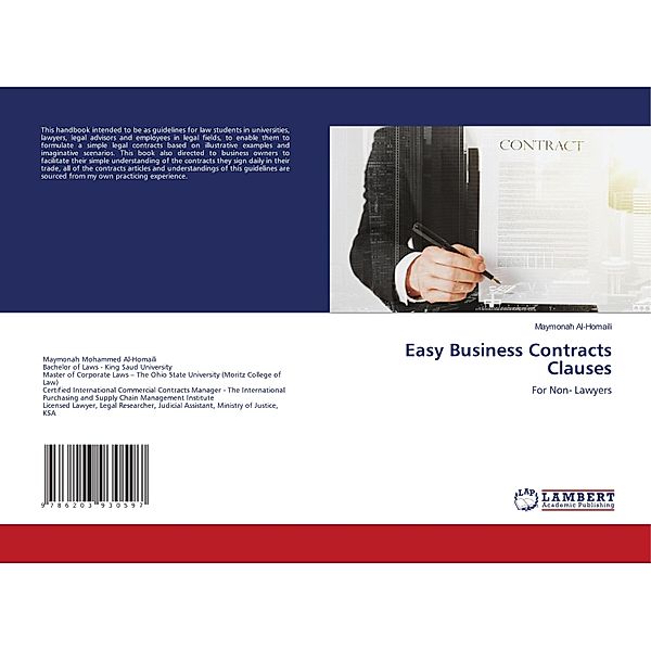 Easy Business Contracts Clauses, Maymonah Al-Homaili