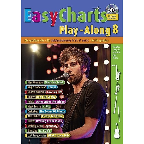 Easy Charts Play-Along, für Bb/Eb/C-Instrumente
