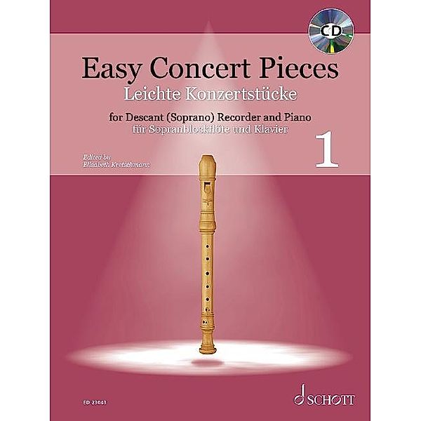 Easy Concert Pieces für Sopran-Blockflöte und Klavier