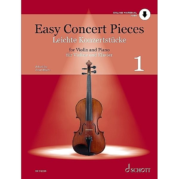 Easy Concert Pieces, für Violine und Klavier