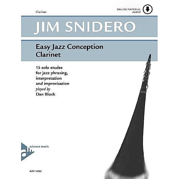 Easy Jazz Conception Clarinet, w. Audio-CD, Jim Snidero