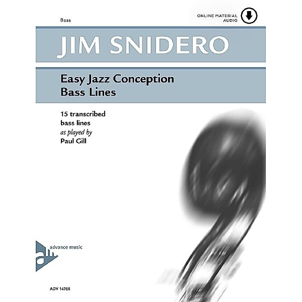 Easy Jazz Conception / Easy Jazz Conception Bass Lines, Bass, m. Online Material Audio, Jim Snidero