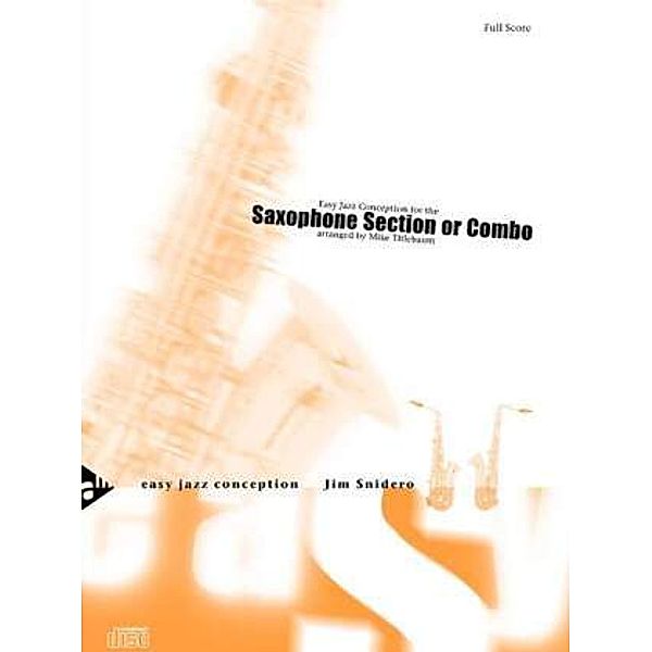 Easy Jazz Conception Saxophone Section or Combo