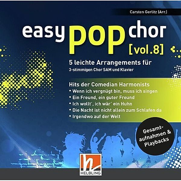 easy pop chor.Vol.8,1 Audio-CD