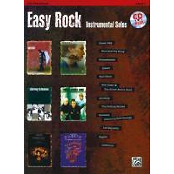 Easy Rock Instrumental Solos, Alt Sax, w. Audio-CD